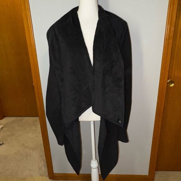 Lululemon Presence of Mind fleece wrap open front waterfall jacket size 10 - Picture 2 of 10